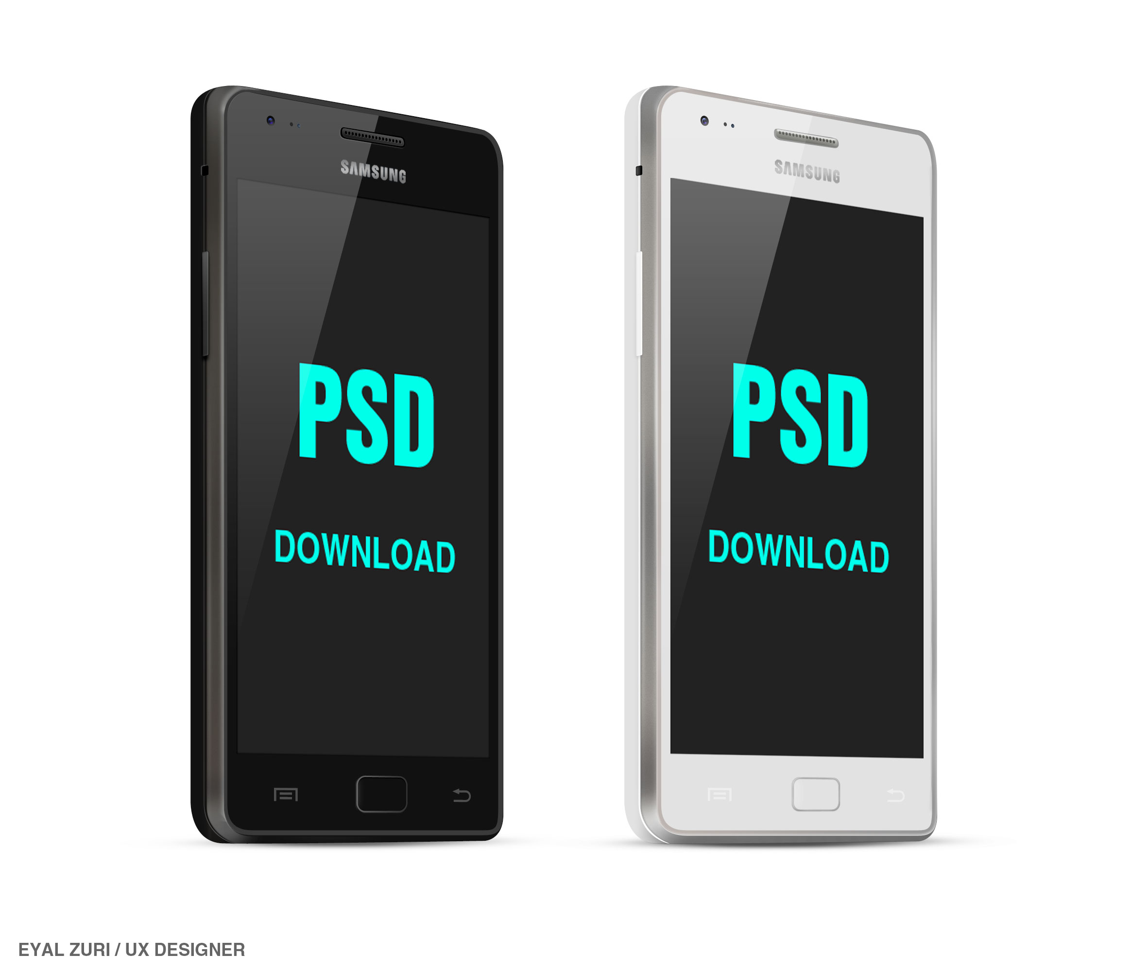 Android Galaxy Smartphone PSD Mockup