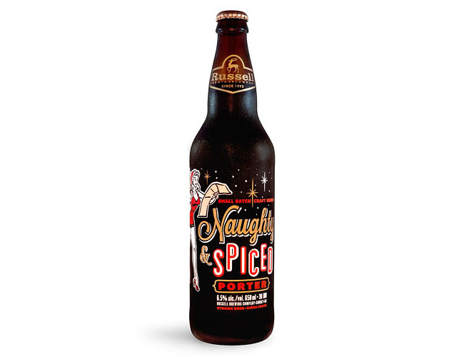 Naughty Spiced Beer Bottle Graphic Design Product Photography