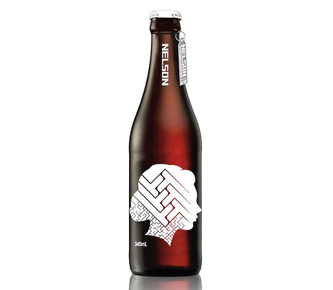 Nelson Beer Bottle Graphic Design Product Photography