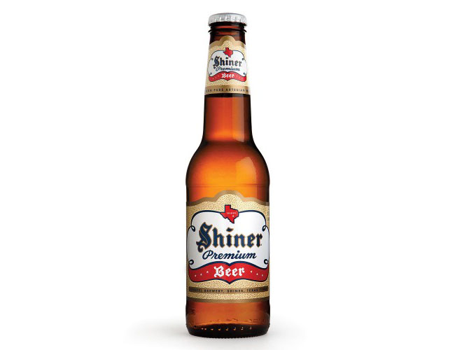 Shiner Beer Bottle Graphic Design Product Photography