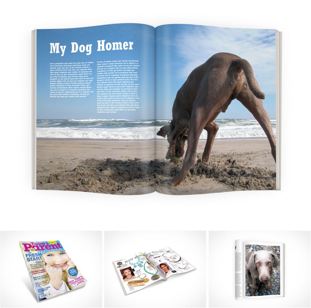 PSD Mockup Template Magazines
