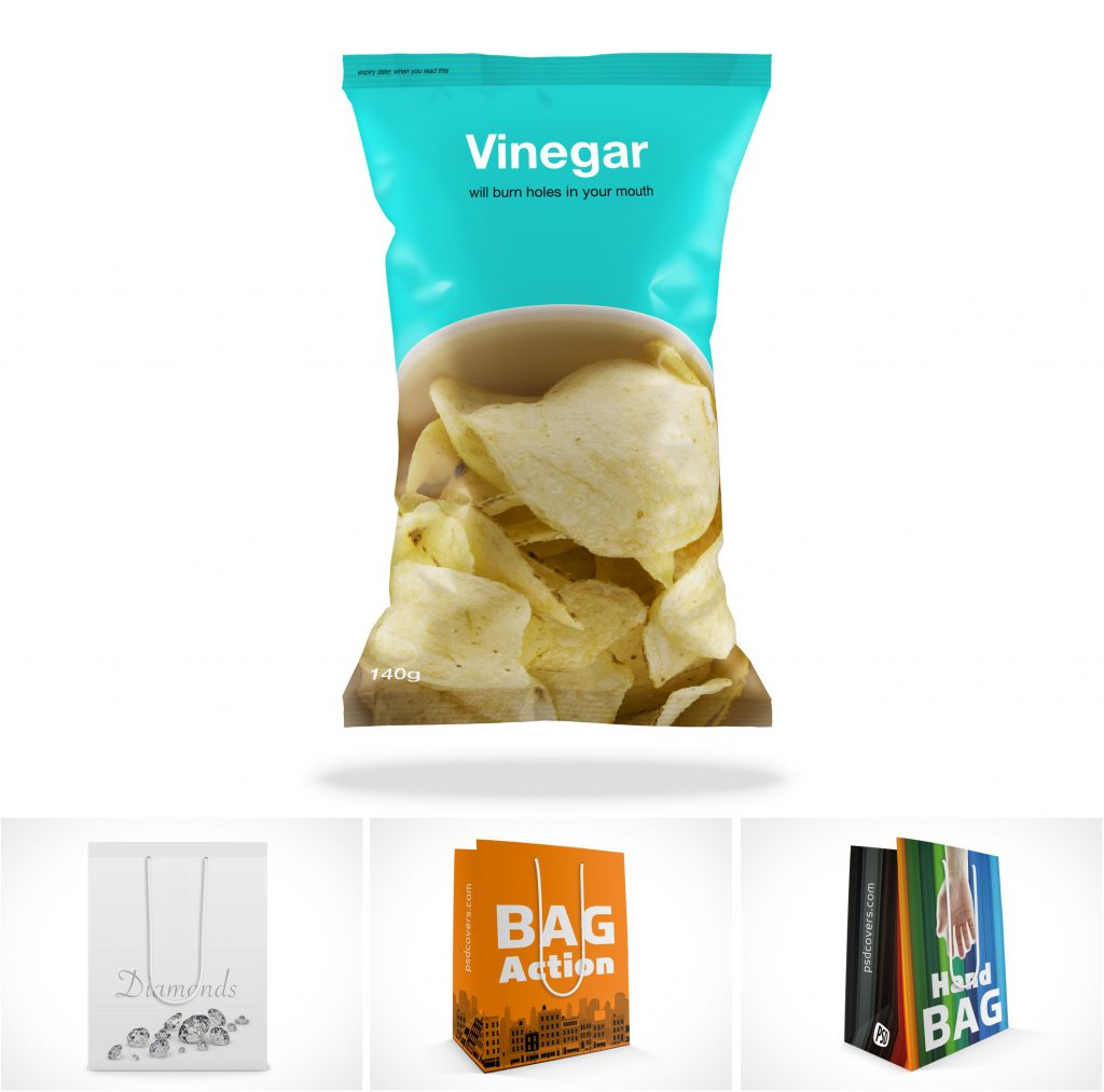 Chip Shopping Paper Bags