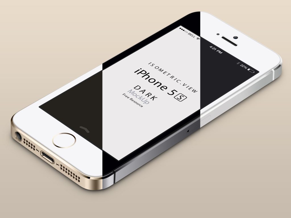 Pixeden iPhone 5S PSD Mockups