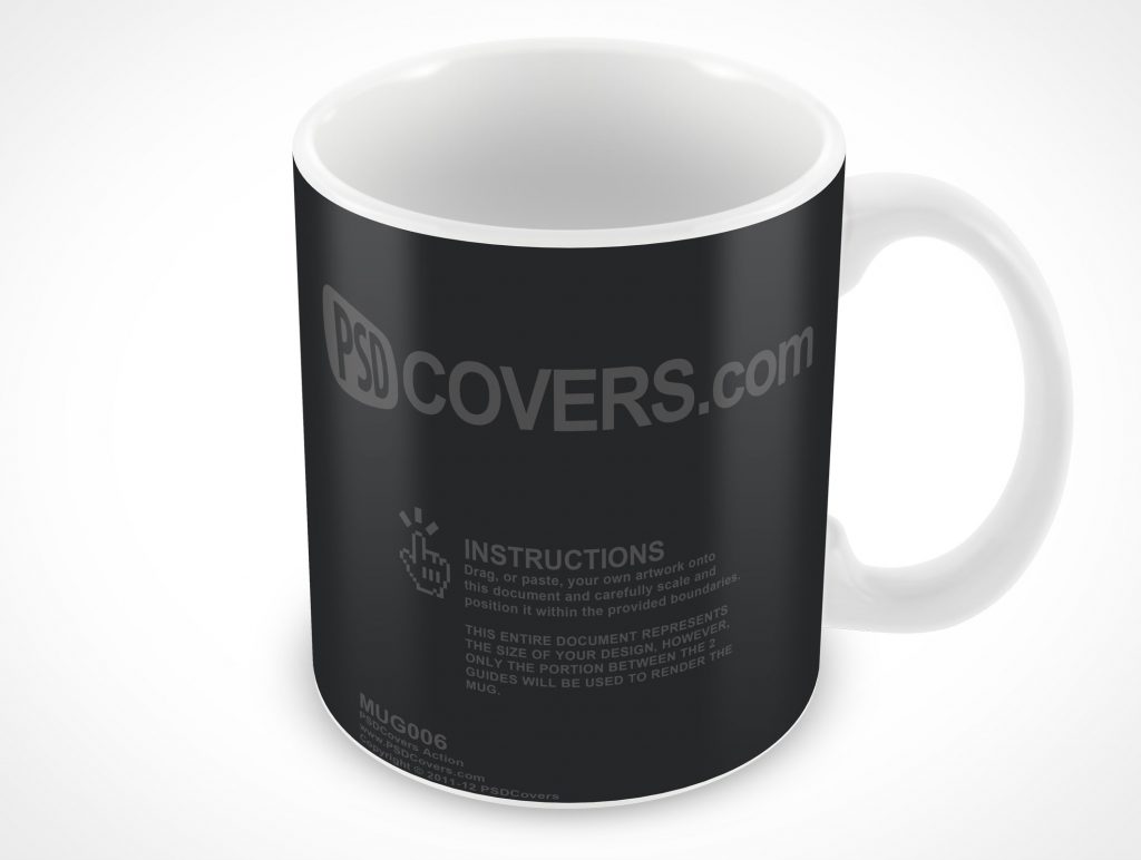 corporate branded ceramic mug psd mockups
