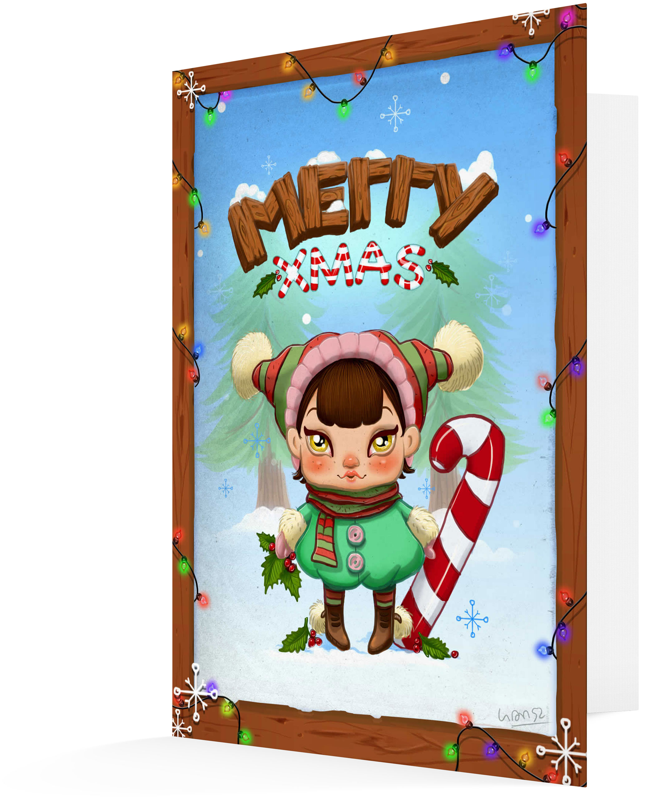 Blank Holiday Christmas Greeting Card Mockups Psd Mockups