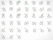 38 free gesture icons