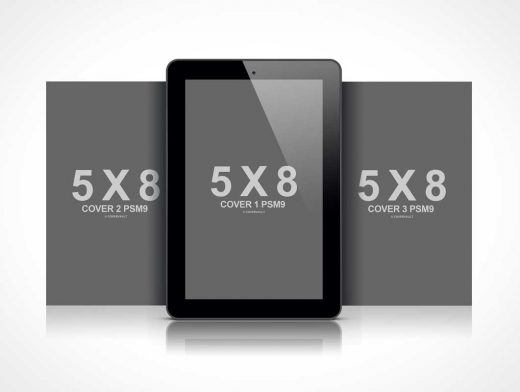 5 x 8 Dystopian Ebook Series PSD Mockup