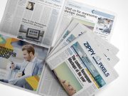 Free Customizable Newspaper & Advertising PSD Mockup