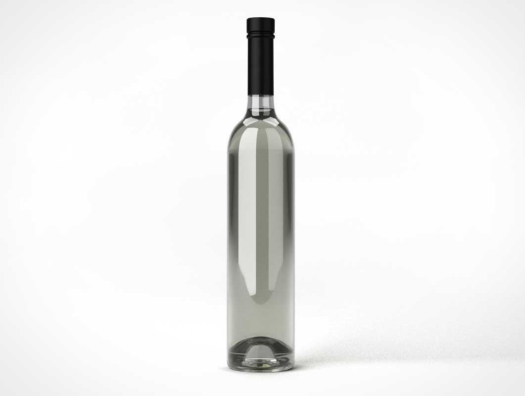 Download Free Glass Wine Bottle PSD Mockup - PSD Mockups
