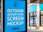 Free-Outdoor-Advertising-Screen-Mock-Up