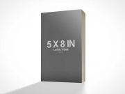 Mystery Forest: 5 x 8 Paperback Book PSD Mockup