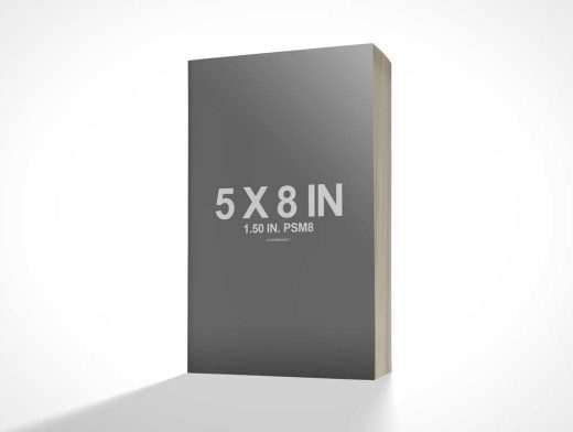 Mystery Forest: 5 x 8 Paperback Book PSD Mockup