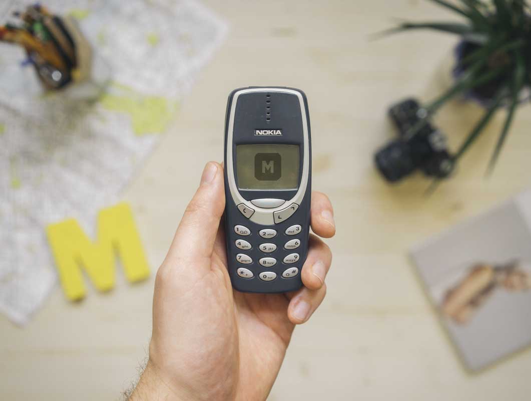 Nokia 3310 Photo Realistic PSD Mockup
