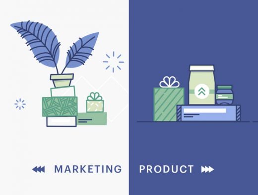 Product Vs. Marketing Illustration
