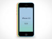 iPhone 5C PSD Mockup Vector Smart Objects
