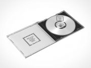 3 Free Plastic PSD Mockup CD And Jewel Case