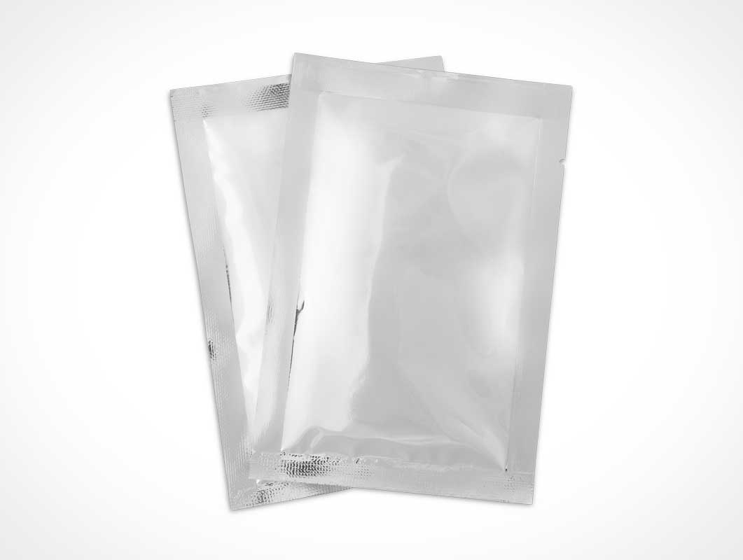 Aluminium Pouch PSD Mockup Packages