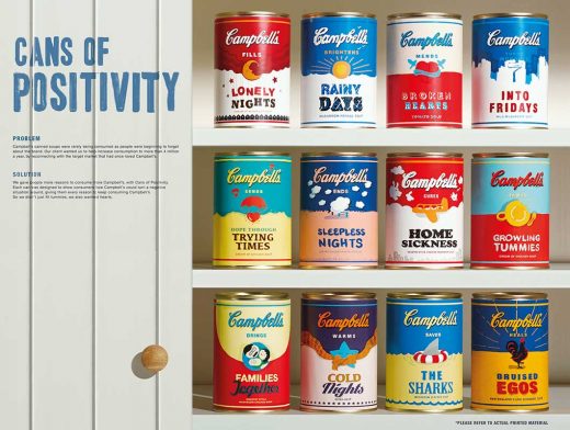 Campbell's Cans Of Positivity