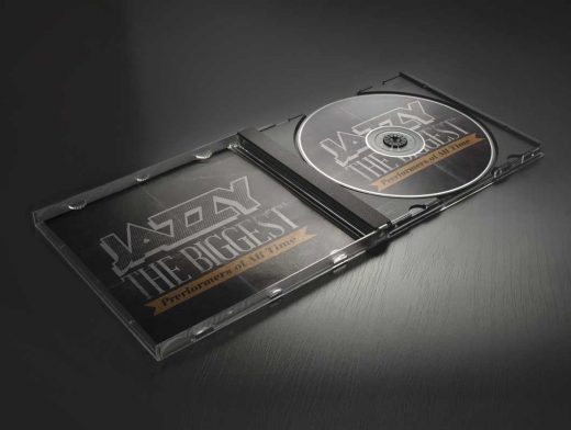 Compact Disc PSD Mockup With Jewel Case