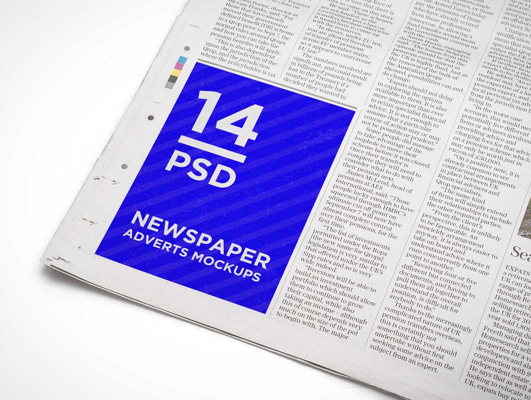 Download Newspaper - PSD Mockups