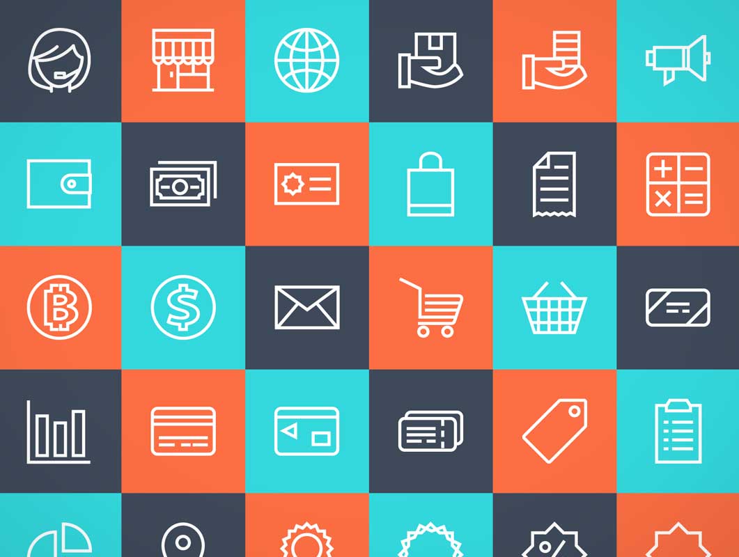 Free Shopping Icons PSD