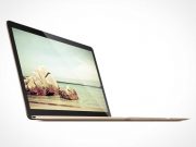 MacBook Air PSD Mockup Glossy LCD