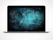 New MacBook PSD Mockup Front View