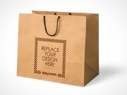 Simple & Appealing Free Shopping Bag PSD Mockup