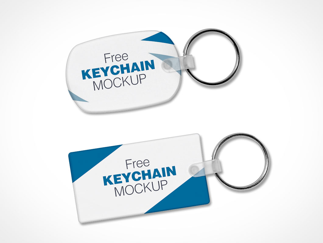 Download 2 Key Ring Keychain PSD Mockups - PSD Mockups
