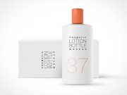Cosmetic Lotion PSD Mockup Bottle Packaging