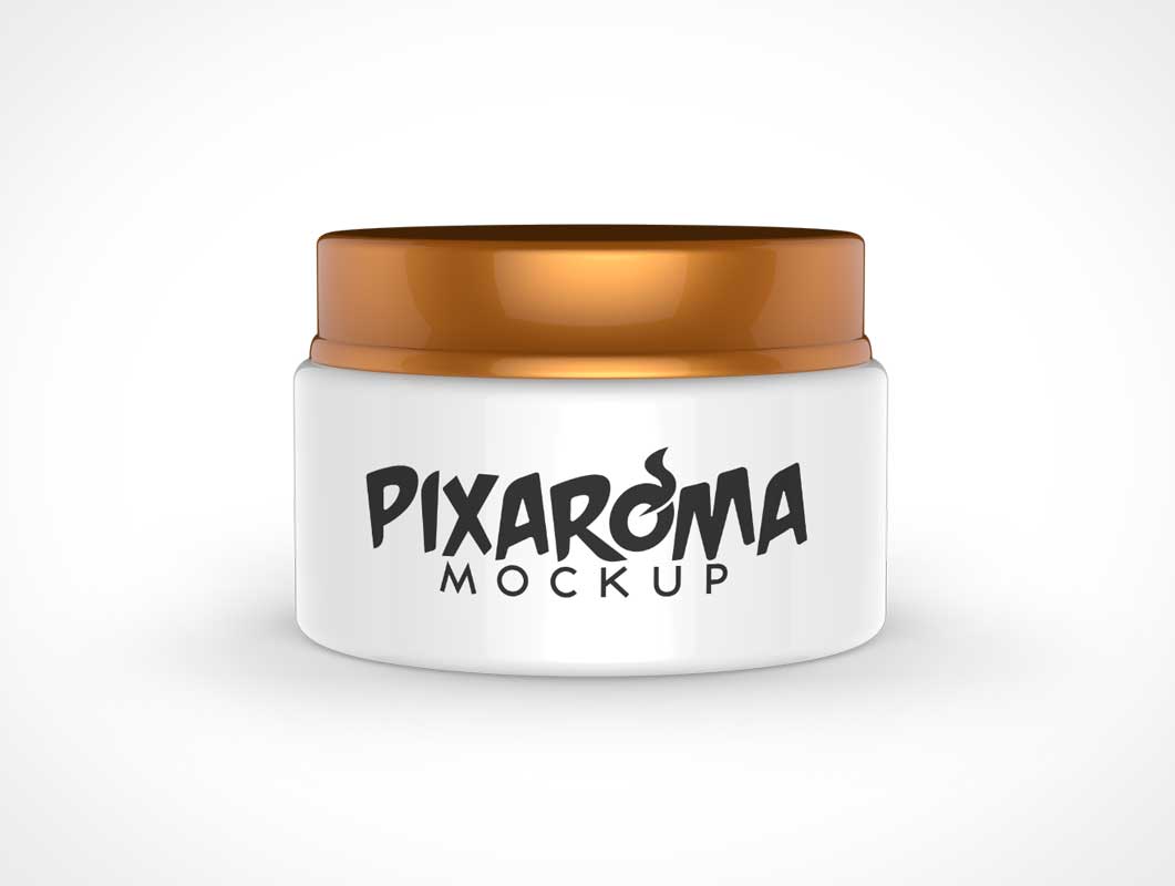 Free Cosmetic Cream Jar PSD Mockup - PSD Mockups