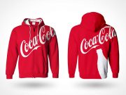 Men's Hoodie PSD Mockup Front And Back