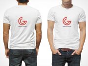 Men's T-Shirt PSD Mockup For Logo Branding