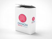 Realistic Box PSD Mockup Software Packaging