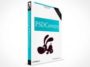 Softcover Book PSD Mockup Standing Upright