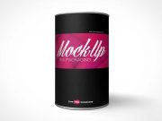 Tea Canister Packaging PSD Mockup