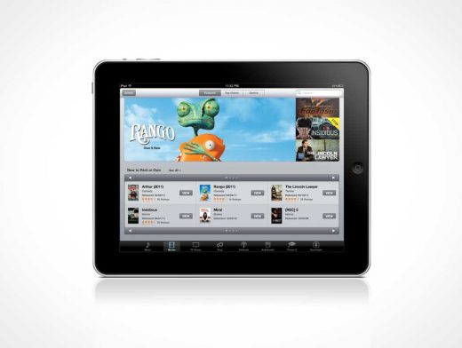 Free Landscape Gen1 iPad Mockup