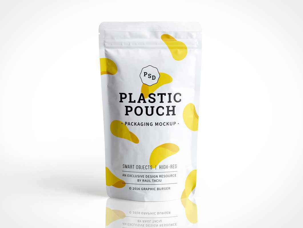 Download Photorealistic Plastic Pouch Packaging PSD Mockup - PSD Mockups