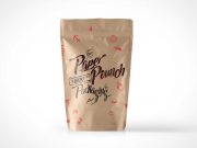 Standing Foil Pouch Packaging Mockup