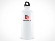 Aluminium Water Sports Bottle PSD Mockup