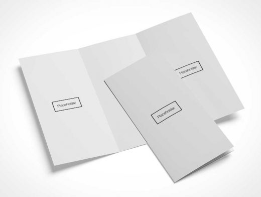 16 Brochure Tri-fold Layouts PSD Mockup