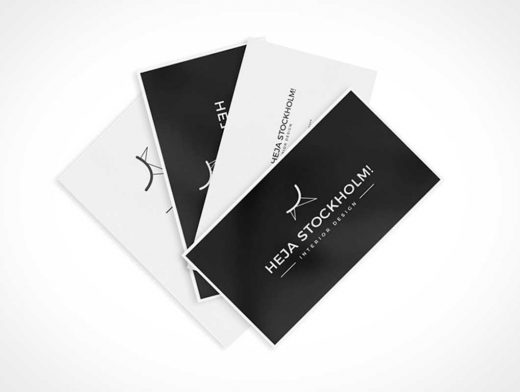 8 Free Clean Business Card PSD Mockups
