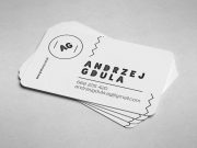 Business Cards With Rounded Corners PSD Mockup