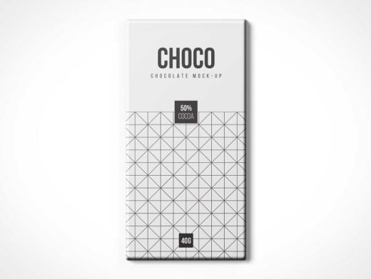 Chocolate Box Package PSD Mockup