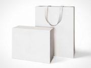 Luxury Box And Bag PSD Mockups
