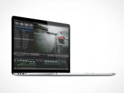 MacBook Pro Retina Laptop PSD Mockup
