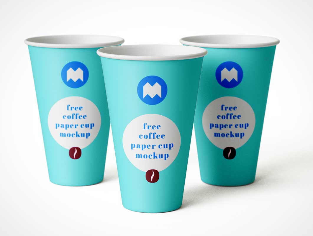 Paper Coffee Cup PSD Mockup