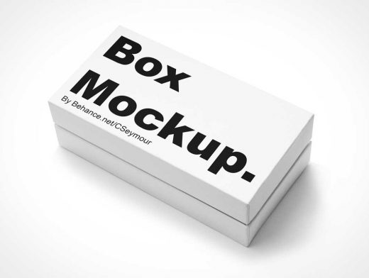 Photorealistic Free Box Packaging PSD Mockup