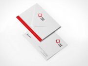 Realistic Envelope PSD Mockup Front And Back