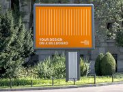 Roadside Billboard Advertising PSD Mockup